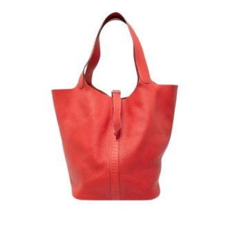 Herm&egrave;s Borsa tote Pre-owned Picotin Lock 33 - - Pre-owned - Donna - Rosso - ONE SIZE