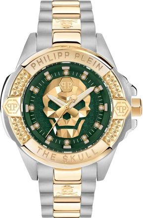 Philipp Plein The $kull Genderless Horloge - Heren - Horloges - Grijs - ONE Size - Accessoires