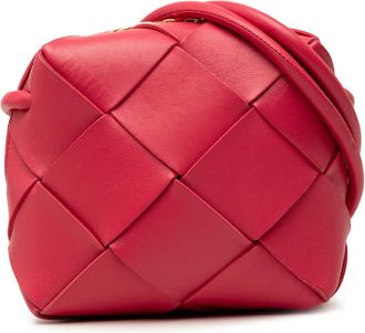 Bottega Veneta Pre-owned Bottega Veneta Mini Lambskin Intrecciato Cassette Camera Bag Ladies 0DVYIAAONHYM4L4Z