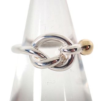 Tiffany & Co. Yellow Gold (18K) Sterling Silver 925 Band Ring (Pre-Owned)