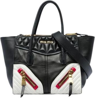 Miu Miu Pre-owned The Biker Tote Bag - - Pre-owned - Donna - Multicolore - ONE SIZE