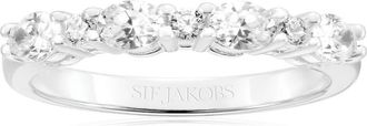 Sif Jakobs Jewellery Ring Ellera Ovale in Sterling Silver at Nordstrom, Size 8.5
