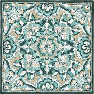 Lancel Foulard in seta Carr&eacute; 90 - - Accessories - Donna - Multicolore - ONE SIZE