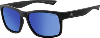 Dirty Dog Hoodlum Polarized 53770 Mens Sunglasses Black Size 58