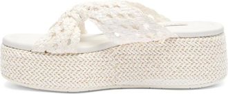 Casadei Zeppa Damier muiltjes - Wit