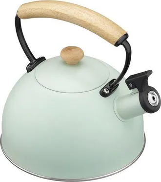 OEM Hervidor Silbante De 3 Litros - Tetera De Agua Caliente - Tetera De Dise&ntilde;o Vintage Con Mango De Madera