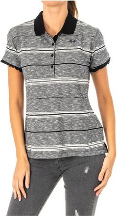 La Martina Polo Shirt met Korte Mouwen - Dames - Polos - Veelkleurig - S - Katoen - Tops
