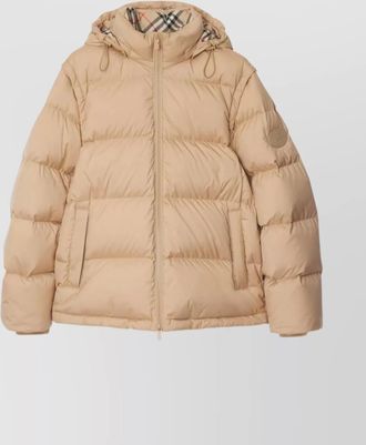 Burberry padded jacket featuring removable sleeves