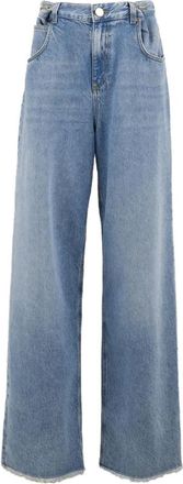 Ga&euml;lle Paris Blauwe Broek Gaabw 00334 Bl 01 Model - Dames - Loose Fit Jeans - Blauw - W27 - Jeans