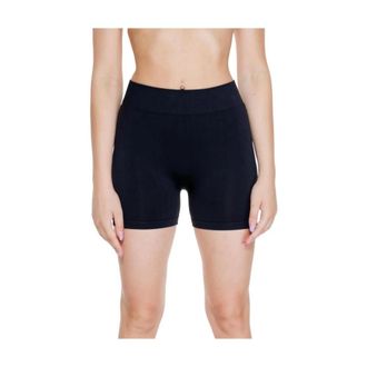 Vero Moda Moderne vrouw zwarte polyamide shorts - Dames - Leggings - Zwart - S/M - Broeken