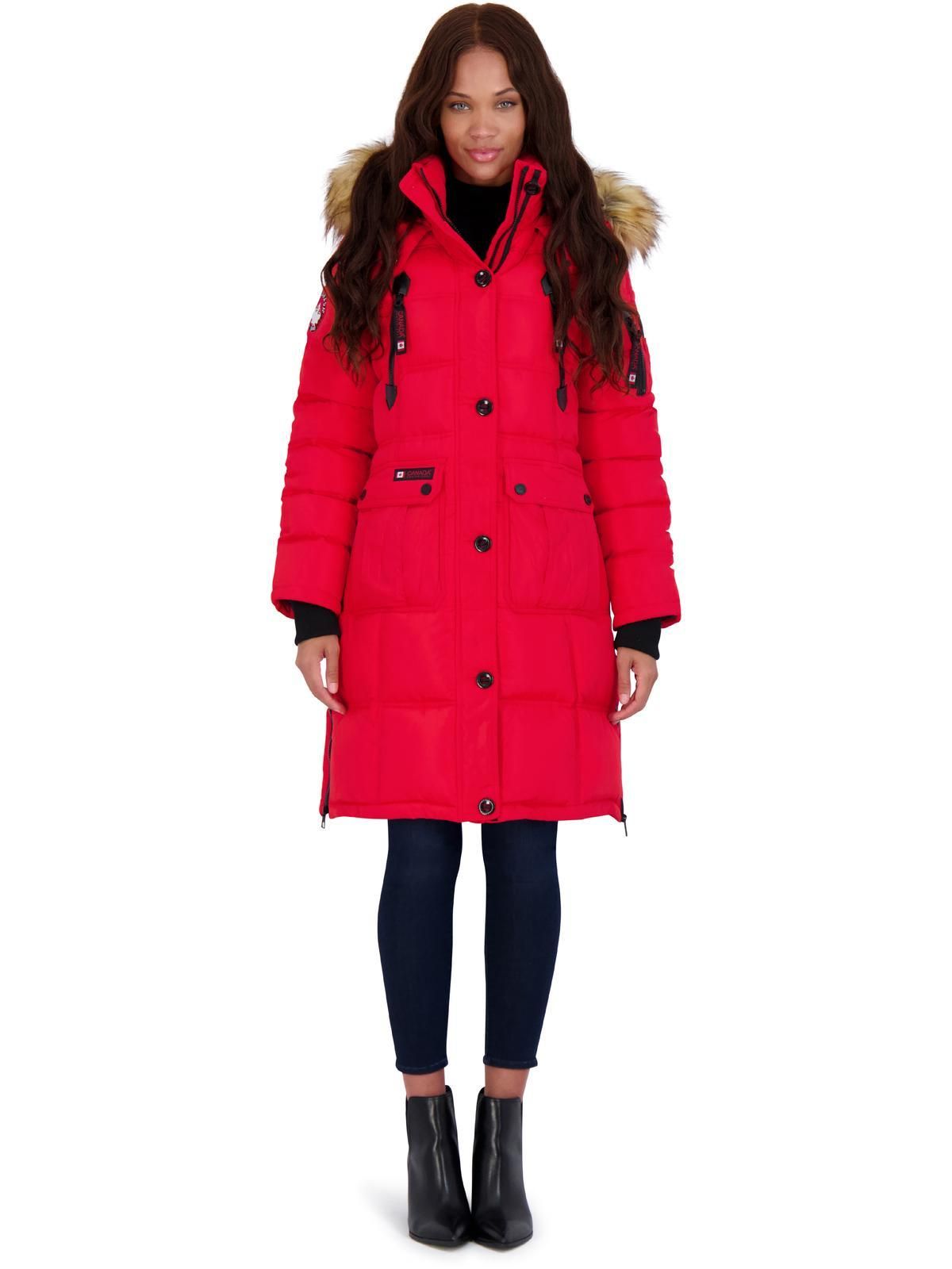 Canada weather gear womens insulated parka clearance