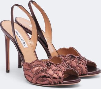 Aquazzura Sandalias Ce Soir de piel adornadas