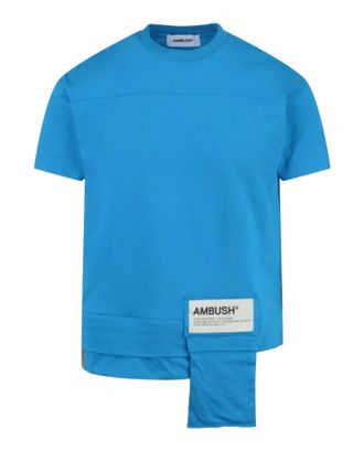 AMBUSH Mens Waist Pocket T-Shirt In Blue