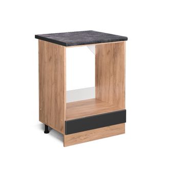 Vicco Armario Para Horno Empotrado R-line, Antracita Alto Brillo, 60 Cm, Et Antracita Vicco