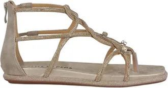 Alma En Pena Alma EN Pena, Schoenen, Dames, Geel, 38 EU, Platte sandaal verstrengelde banden