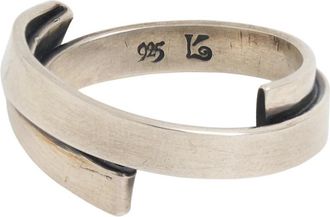 Werkstatt M&uuml;nchen Ring Folded - Dames - Ringen - Grijs - S - Accessoires