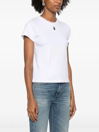 Alexander McQueen Embroidered Skull T-shirt - White