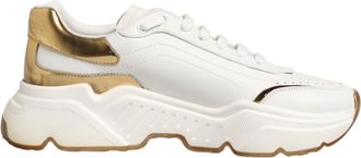 Dolce & Gabbana White Gold Daymaster Low Top Sneakers Mens Shoes (Pre-Owned)