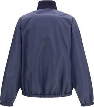 Miu Miu Womens Blue Polyester Full-Length Jacket Clothing