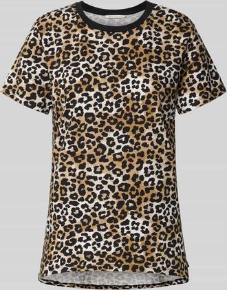 Tom Tailor Denim Regular Fit T-Shirt aus reiner Baumwolle in Beige, Größe XL