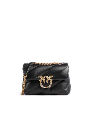Pinko Mini Love Puff Quilted Leather Shoulder Bag