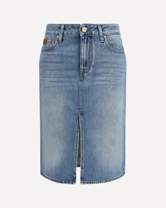 Jacob Cohen Denim midi Skirt Female 44