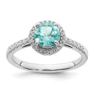 Diamond2Deal 14k White Gold Lab Grown Diamond Wedding Band Ring 1/5Ct Clarity- VS Color- G-H