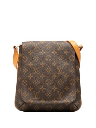 Louis Vuitton Borsa a spalla Musette Tango con monogramma e manico cordo 1999 - Marrone