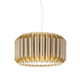 Linea Zero New Gold Suspensi&oacute;n En Metal Cromado Cm. 50x31h