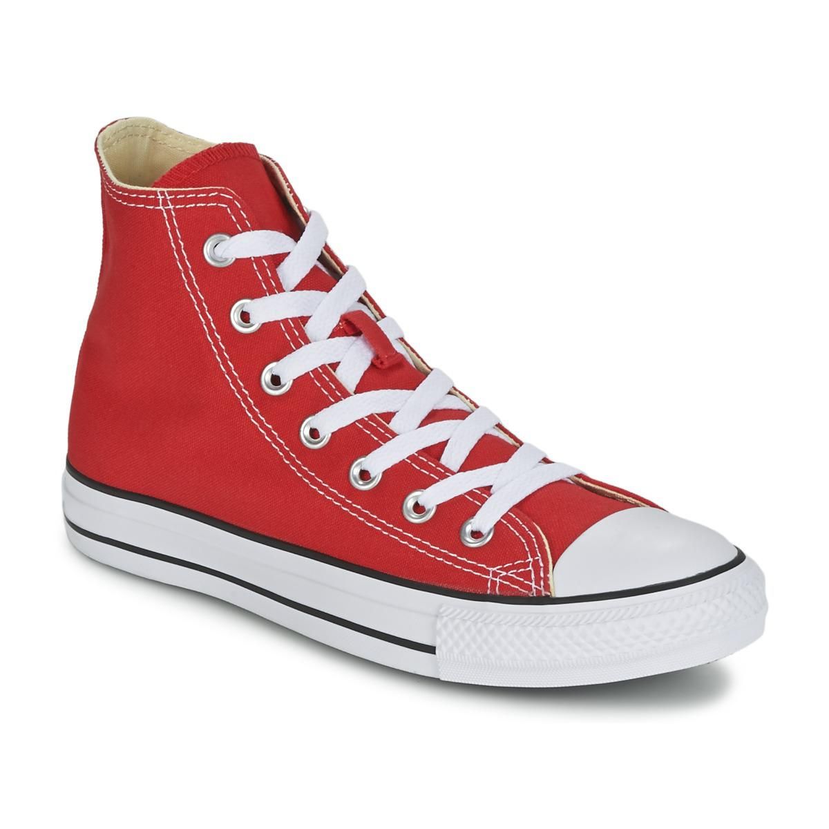 Basket converse rouge hotsell