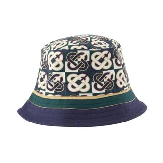 Casablanca Ping Pong Print Bucket Hat - unisex - Hoeden - Veelkleurig - S/M - Katoen - Accessoires