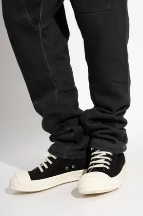 Rick Owens Low Sneaks Sports Shoes, Mens, Black