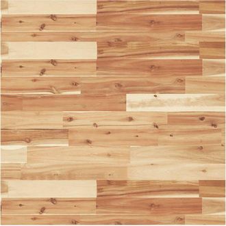 vidaXL vidaXL Piano Tavolo Quadrato 70x70x2 cm in Legno Massello di Acacia