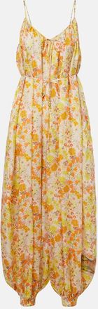 Zimmermann Solstice silk floral jumpsuit