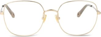 Chloé Occhiali geometrici - Oro