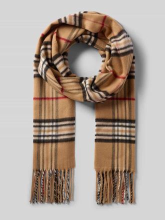 Fraas Schal mit Ausfransungen in Sand, Gr&ouml;&szlig;e 1