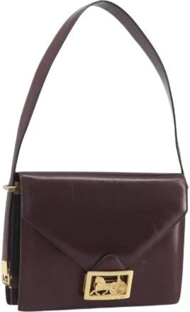 Celine Pre-owned Vintage Schoudertas - Dames - Vintage Schoudertas - Bruin - ONE Size - Leer - Vintage