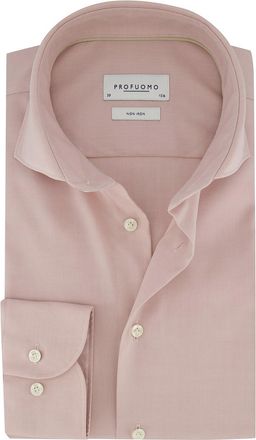 Profuomo Overhemd Profuomo Slim Fit roze effen