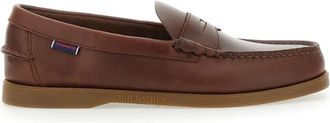 Sebago Dolphin Waxed Loafers - Heren - Loafers - Bruin - 41 EU - Leer - Schoenen