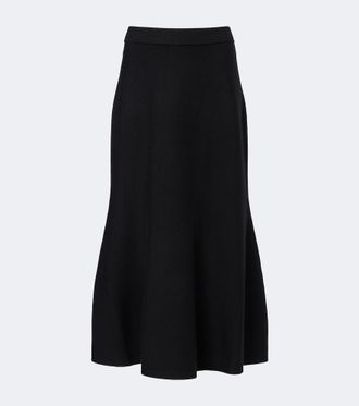 SIMKHAI Kasey wool midi skirt