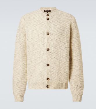 Loro Piana Ash wool and cashmere-blend cardigan