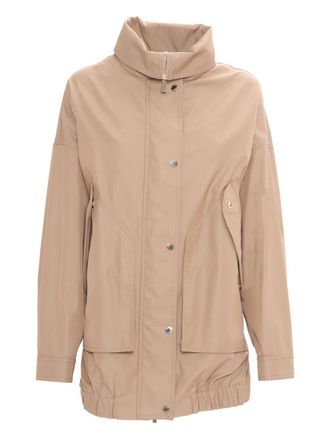 Moorer Olinda drawstring-waist jacket - Neutrals