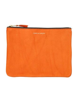 Comme Des Gar&ccedil;ons Vibrant Orange Rectangular Pouch