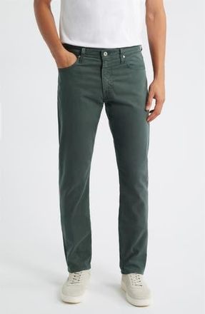 AG - Adriano Goldschmied Everett Stretch Sateen Slim Straight Pants in Cypress Lake at Nordstrom Rack, Size 29 X 34