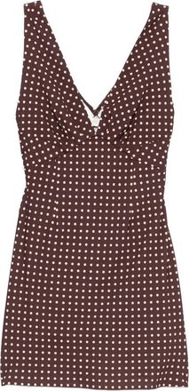 Faithfull The Brand Graciela Polka-dot Mini Dress