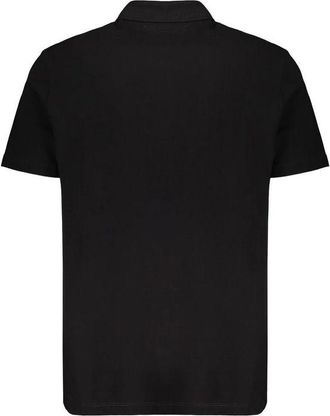 Versace Mens Black Cotton Polo Shirt