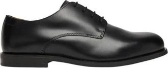 Calvin Klein Schoenen, Heren, Zwart, 41 EU, Leer, Elegante Leren Schoenen met Veters