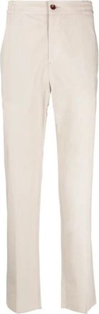Etro Taupe Broeken Ss 24 - Heren - Slim Fit Broeken - Beige - 2XL - Katoen - Broeken