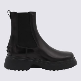 Tod's Black Leather Boots