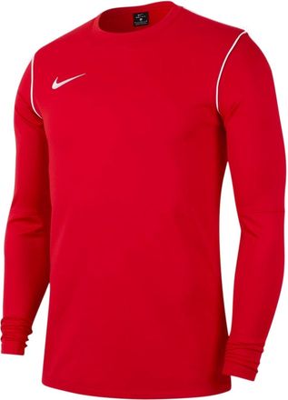 Nike Mens Nike Logo Embroidered Round Neck Pullover Long Sleeves Red T-Shirt BV6875-657